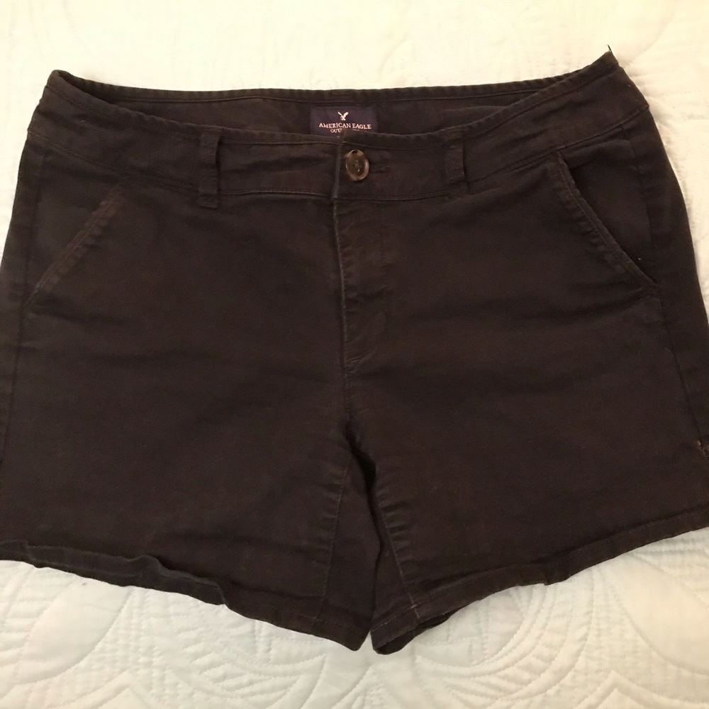 AE Black Midi Shorts sz: 8